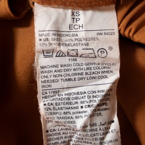 Old Navy Stretchtech Utility Crop Pants Womens XS Orange High Waist Active II14X - Picture 5 of 5